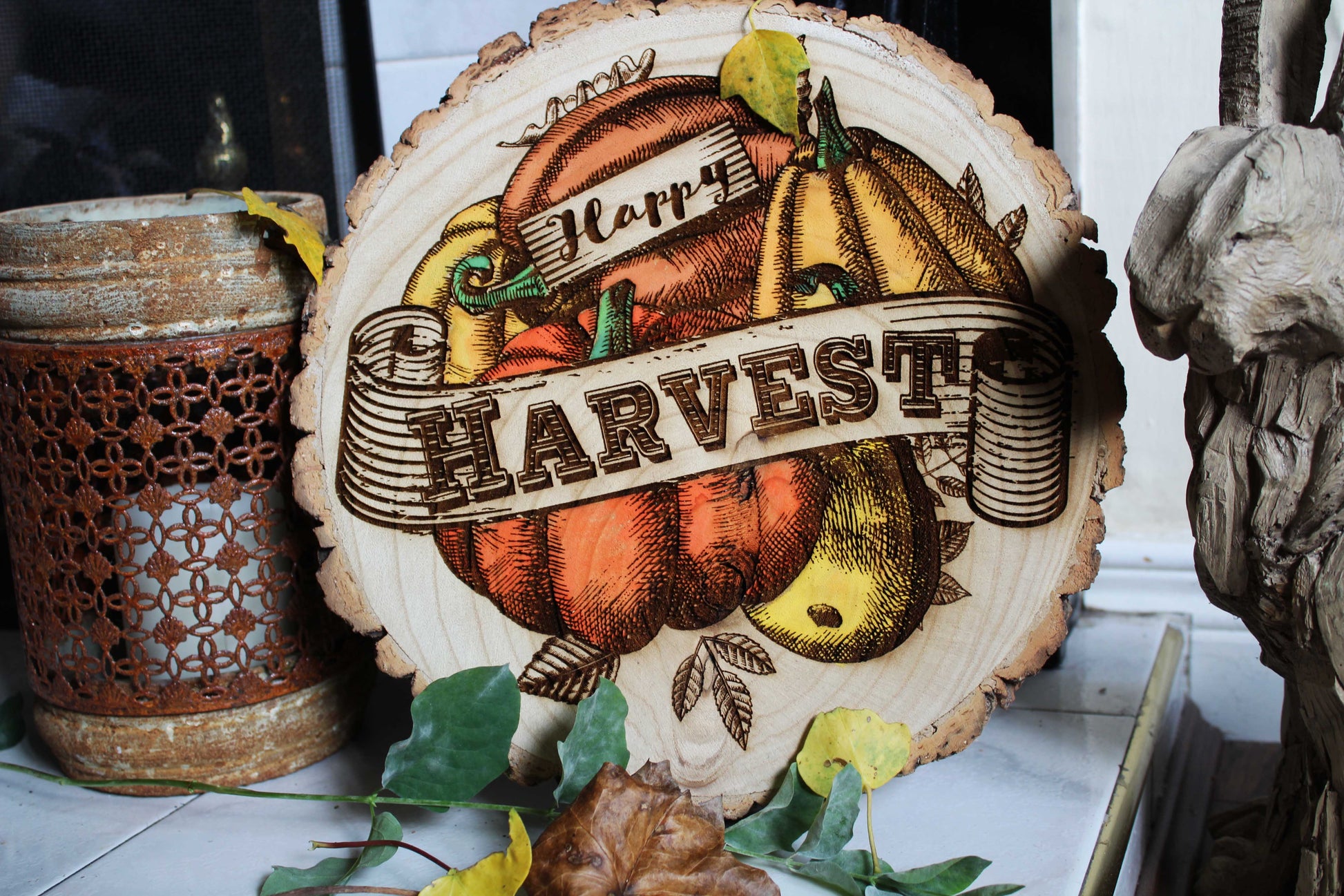Happy Harvest Log Slice image 2