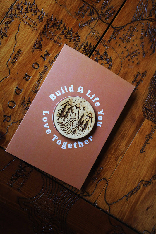 Build A Life You Love Together Card and Magnet image 0