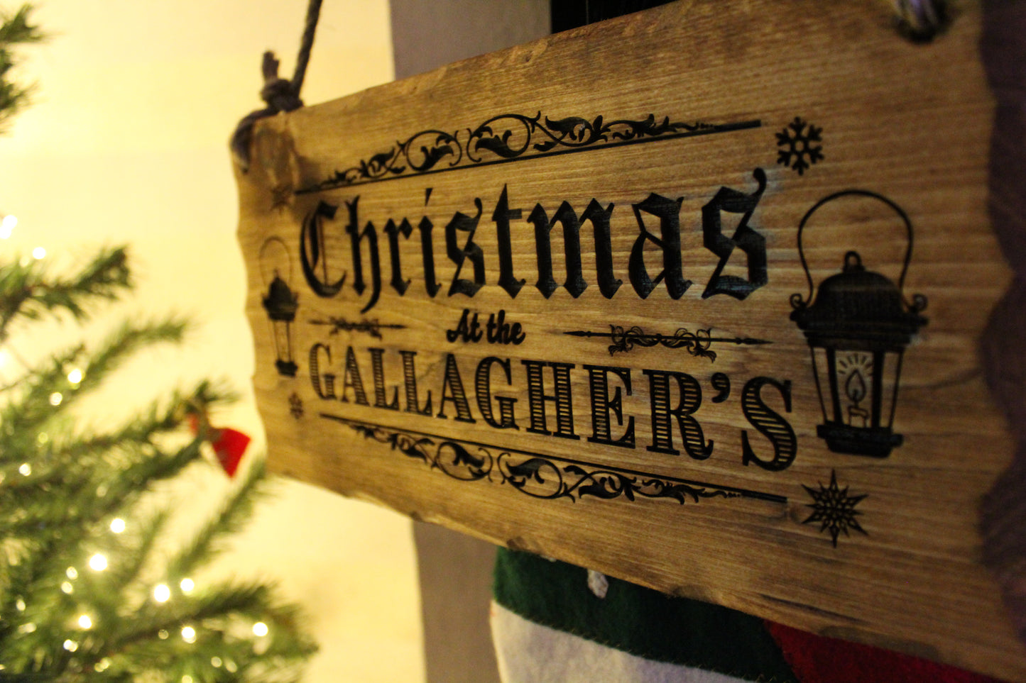Personalised Family Christmas Sign image 3
