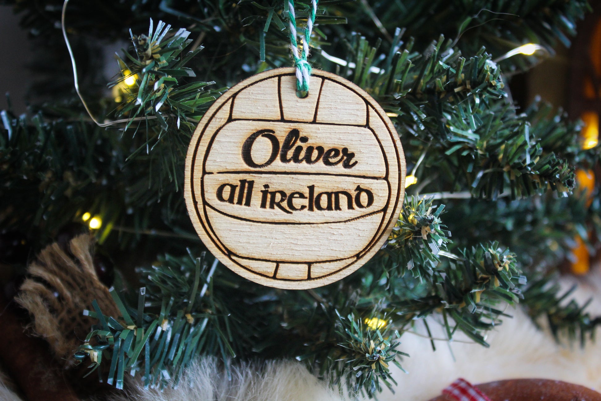 Gaelic Football Bauble image 2