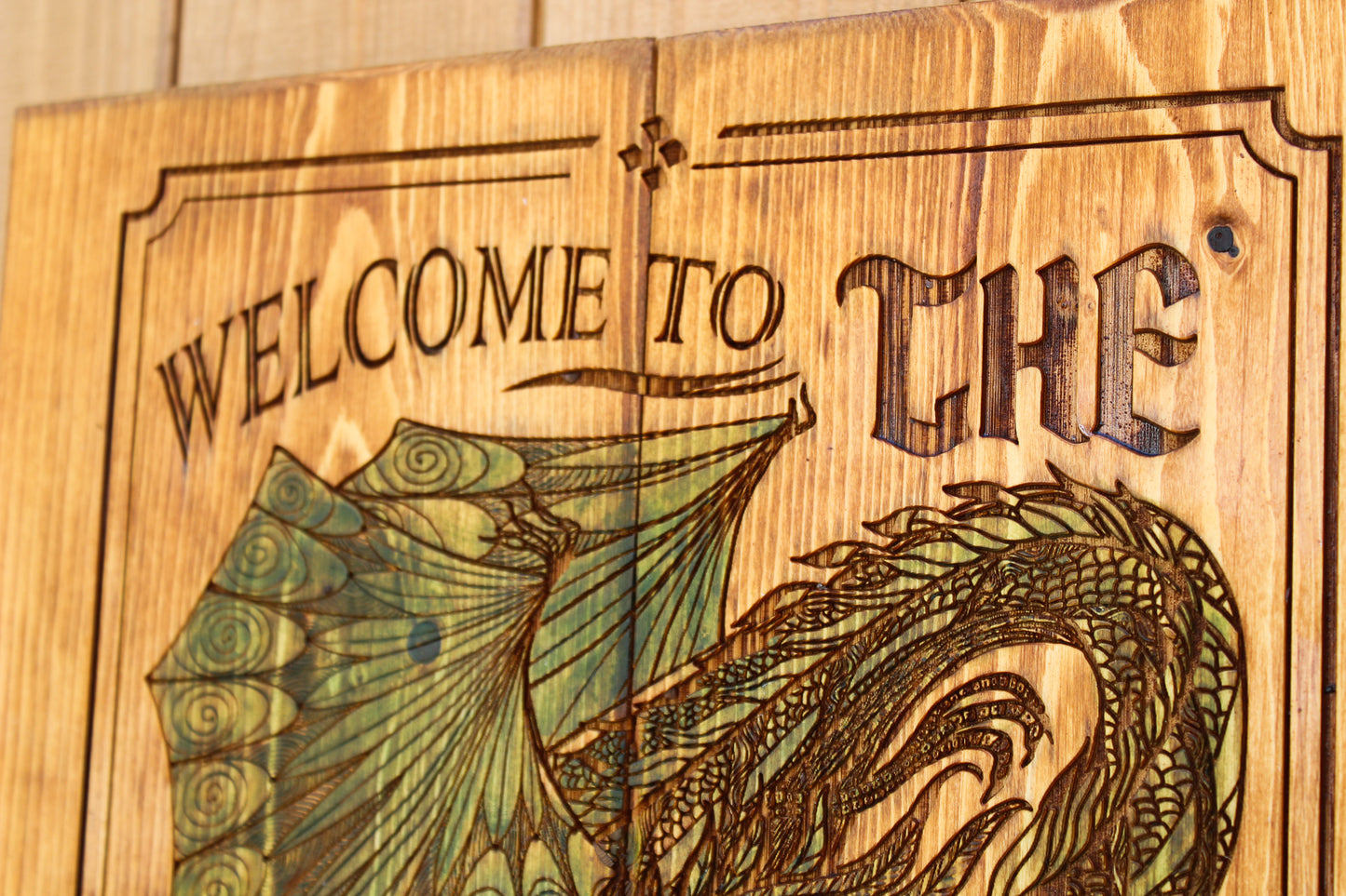 The Green Dragon Panel Art image 2