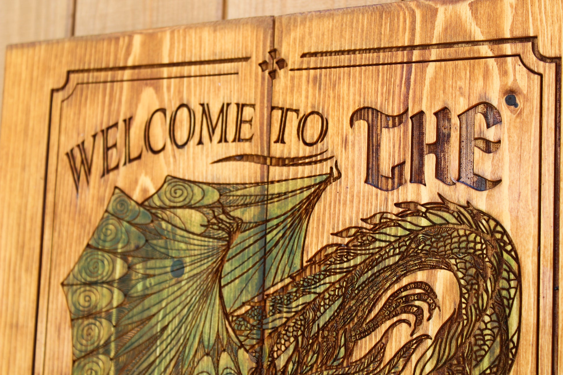 The Green Dragon Panel Art image 2