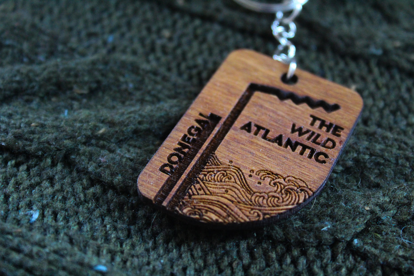 The Wild Atlantic (Donegal) Keyring image 4