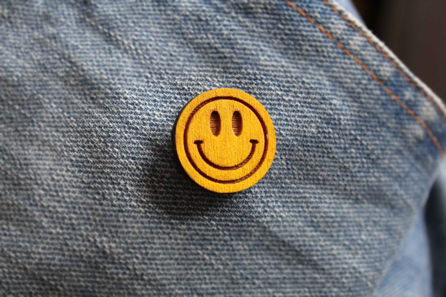 Acid House Smiley Pin image 0