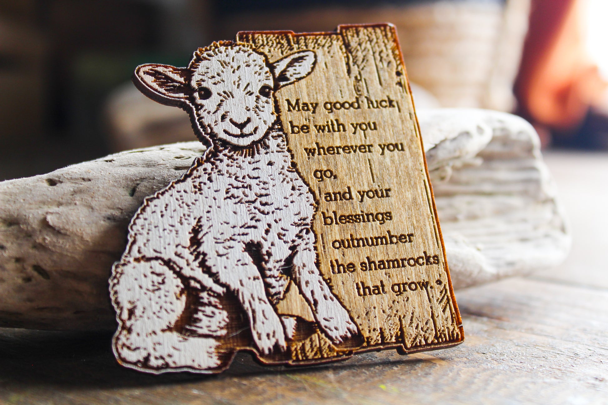 Lucky Lamb Magnet image 0