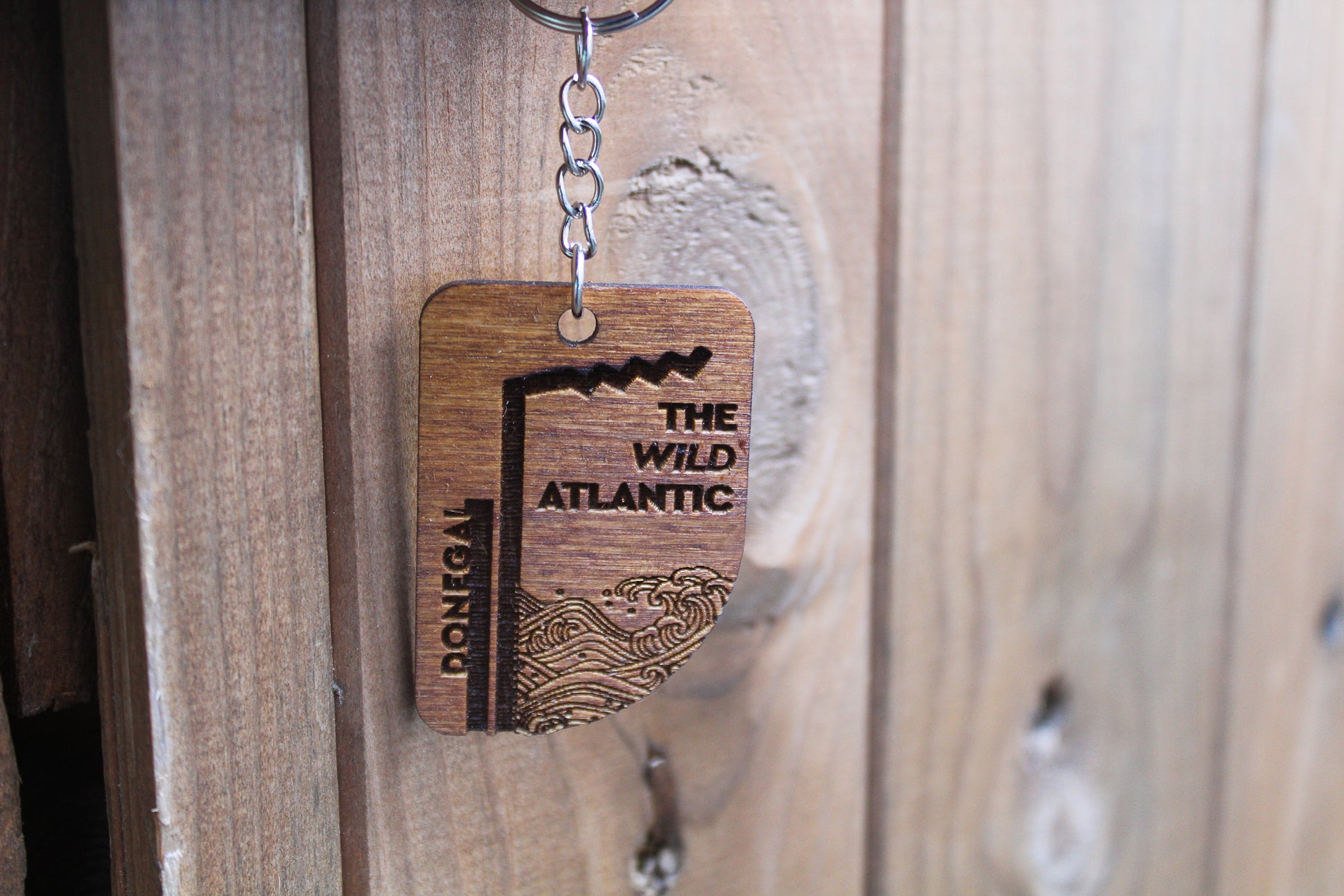 The Wild Atlantic (Donegal) Keyring image 1