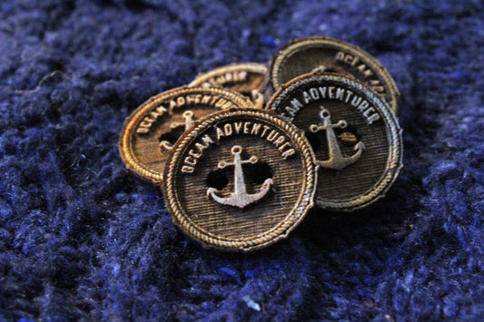 Nautical Wooden Buttons image 0