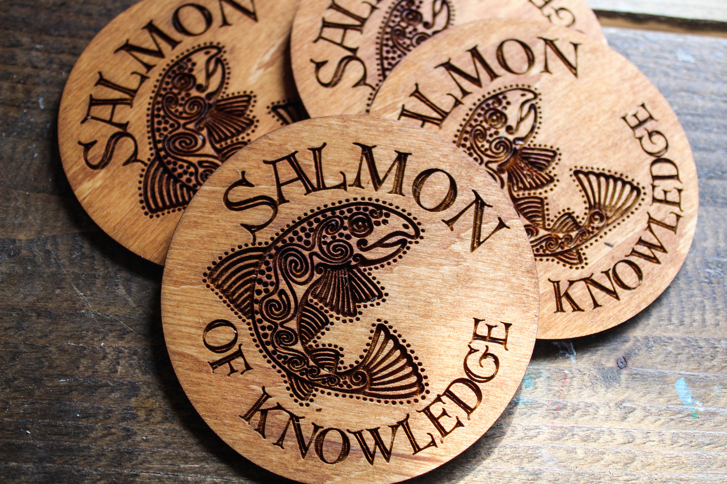 Salmon Of Knowledge Coasters image 3