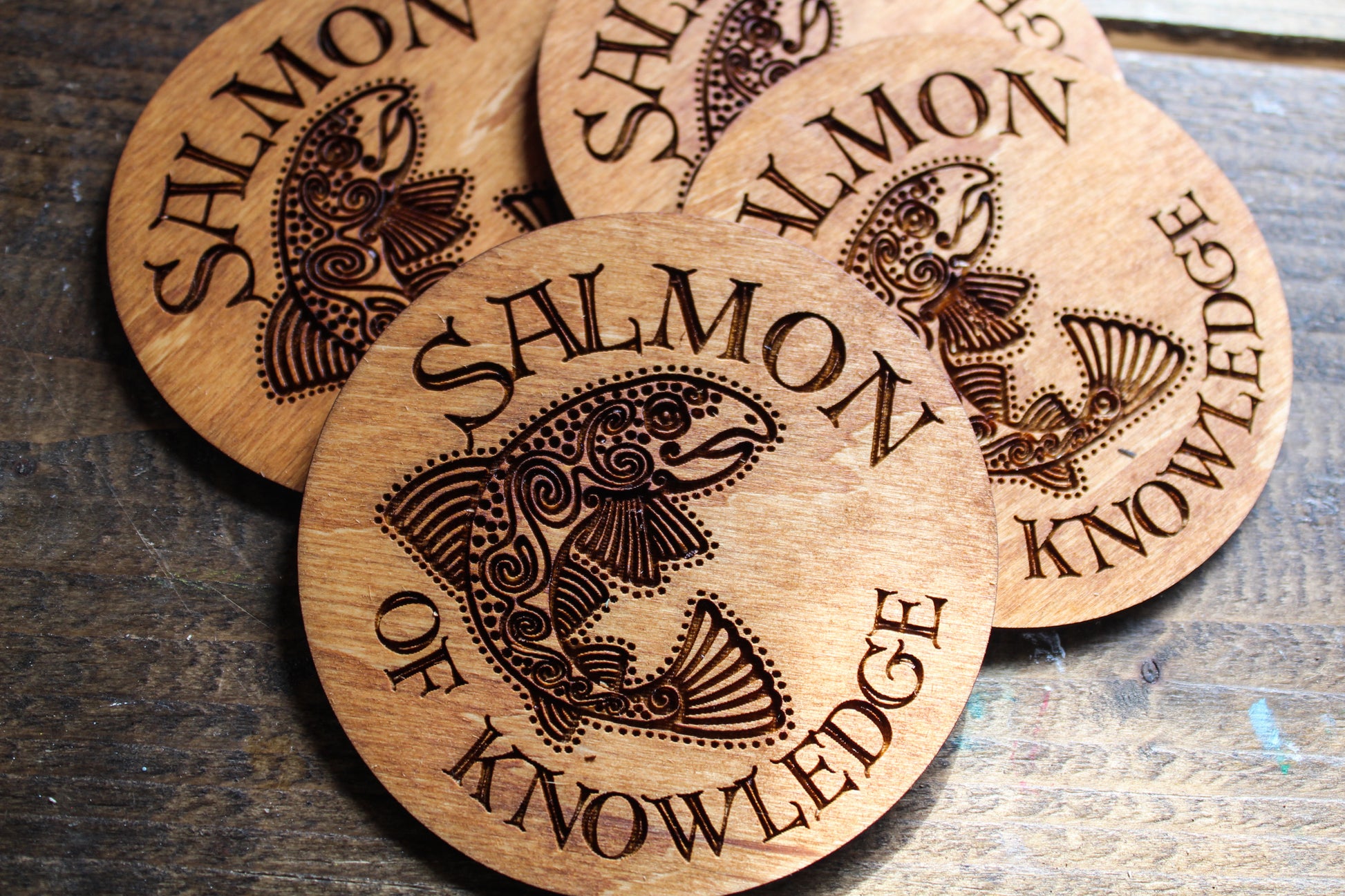 Salmon Of Knowledge Coasters image 3
