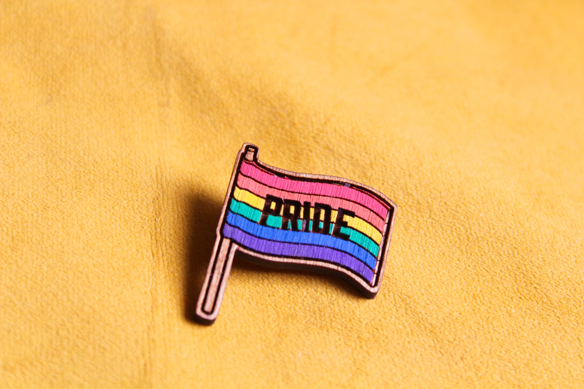 Pride Rainbow Flag Pin image 1