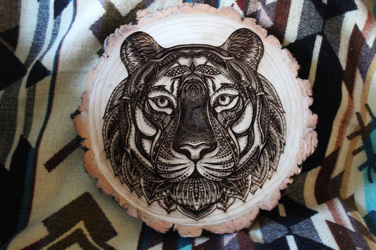 Tiger Log Slice image 0