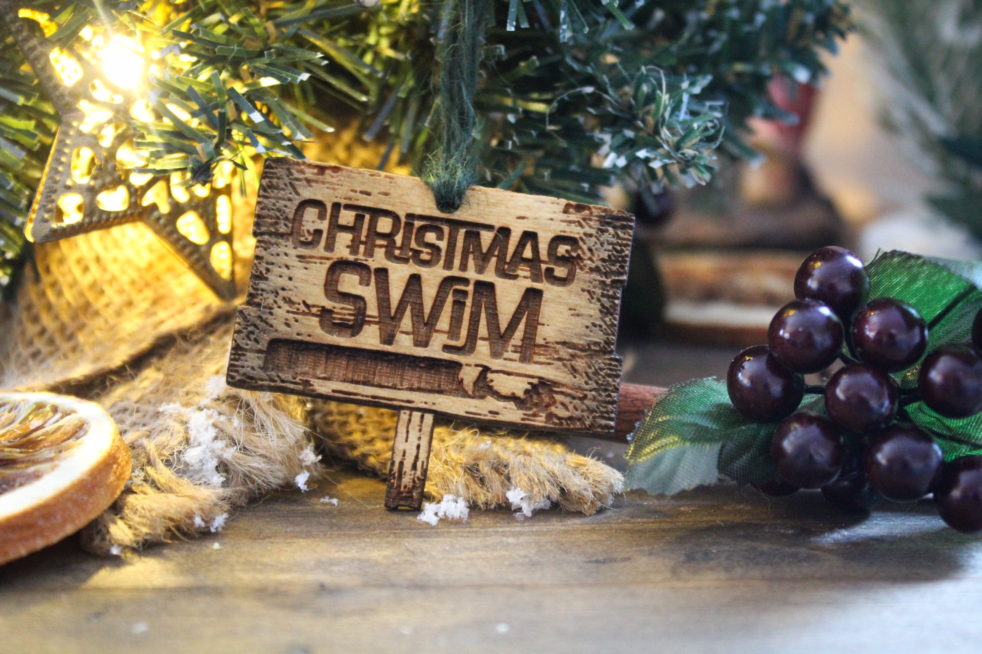 Christmas Swim Bauble image 1