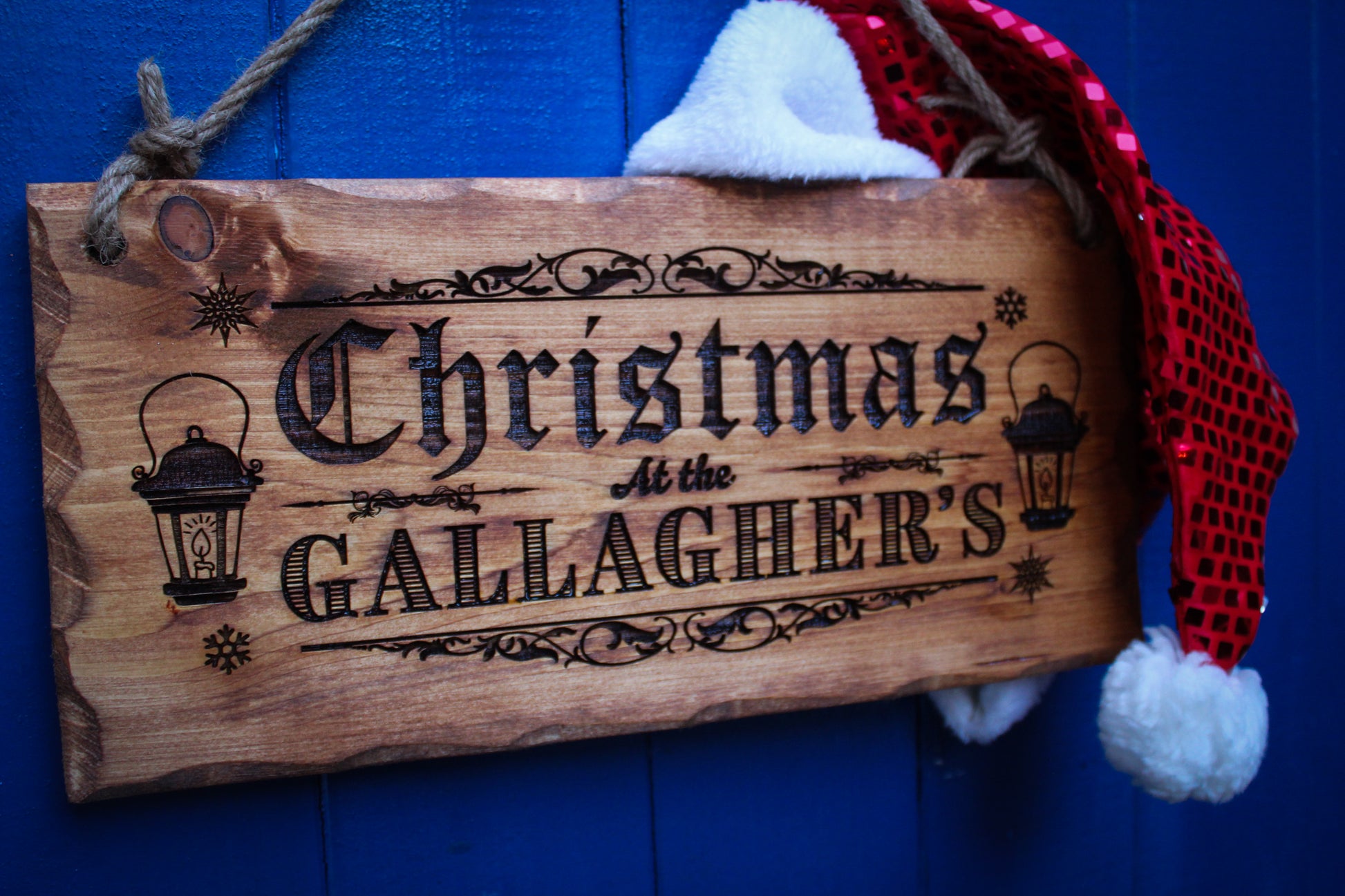 Personalised Family Christmas Sign image 6