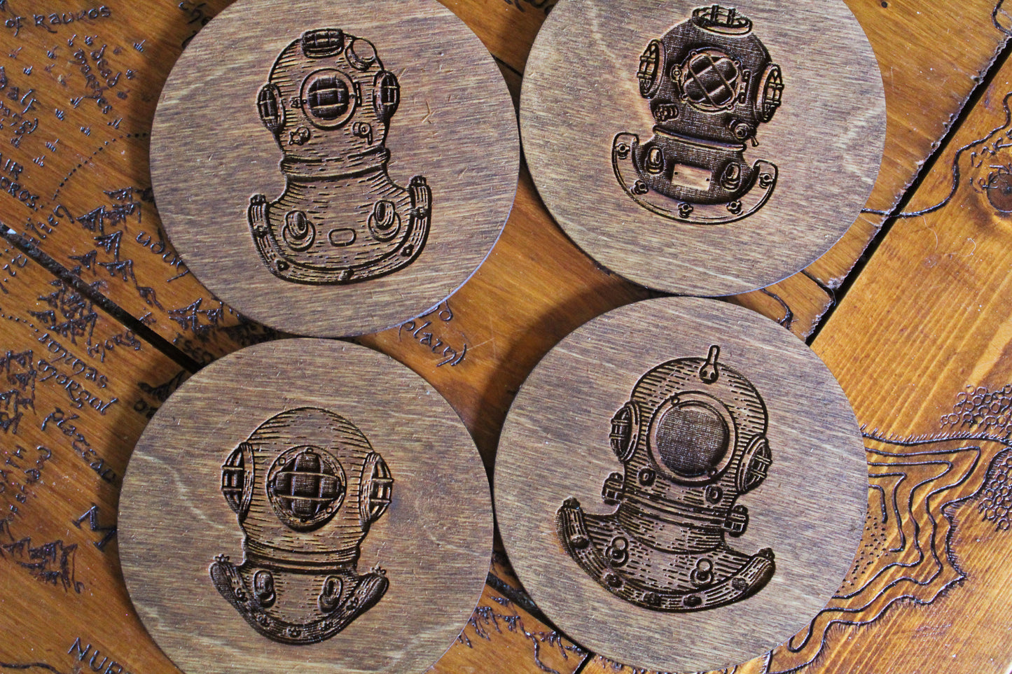Vintage Diving Bell Coasters image 4