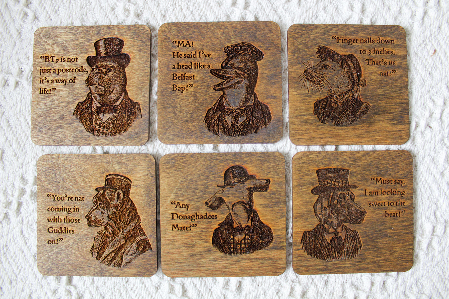 Characters Of Belfast Coasters image 0
