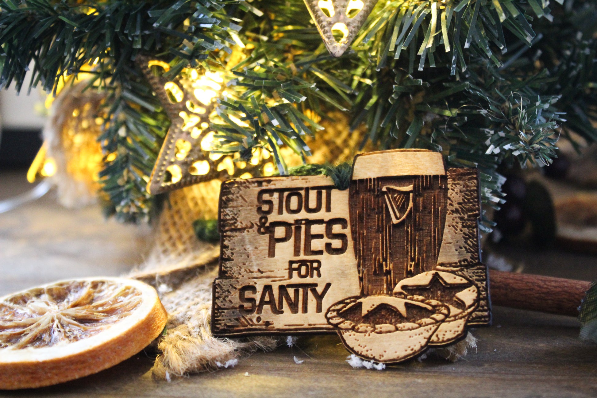 Stout and Pies for Santy Bauble image 2