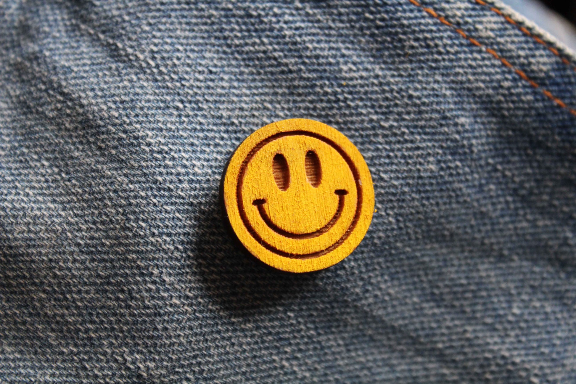 Acid House Smiley Pin image 1