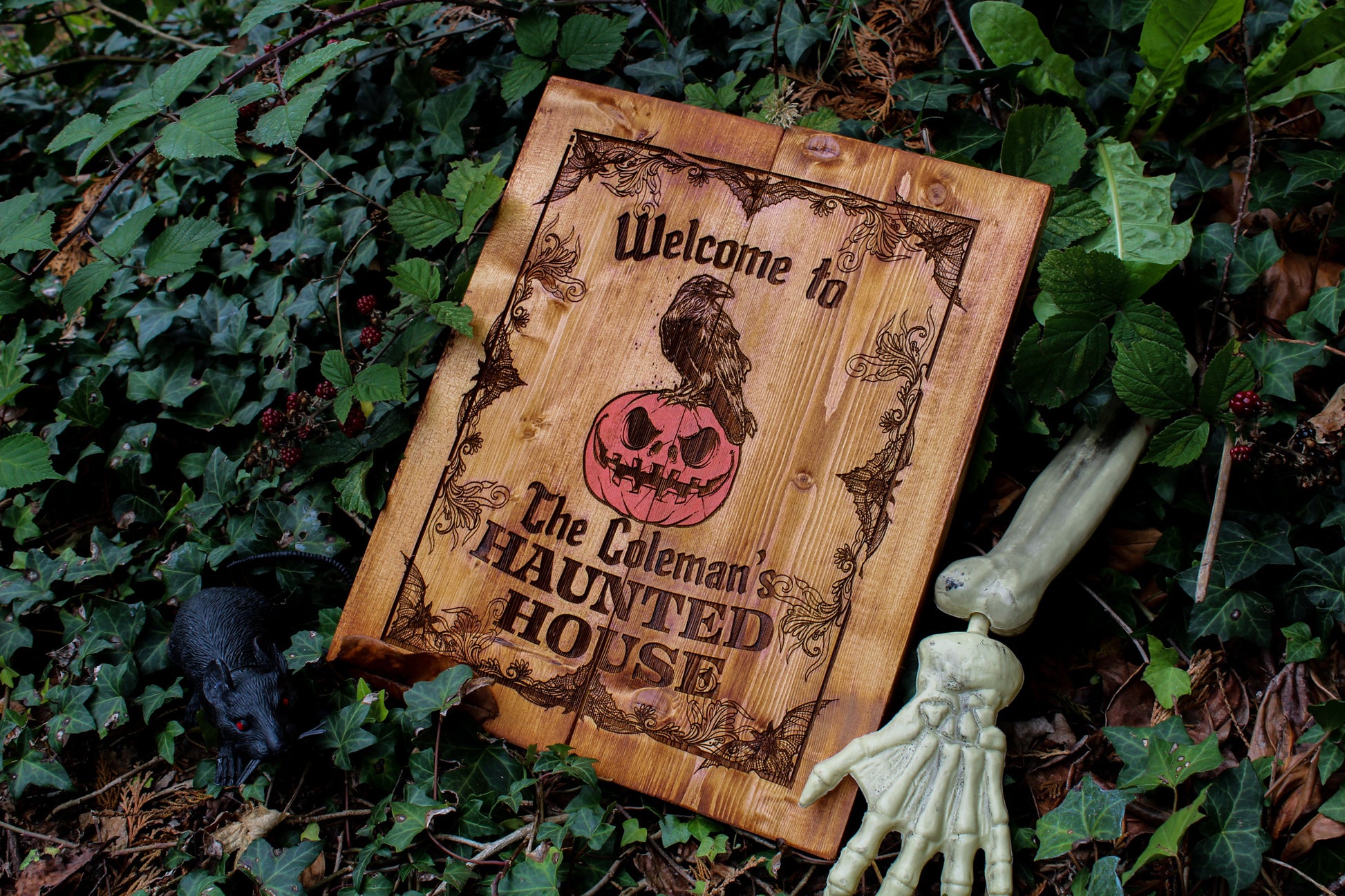 Personalised Haunted House Sign image 9