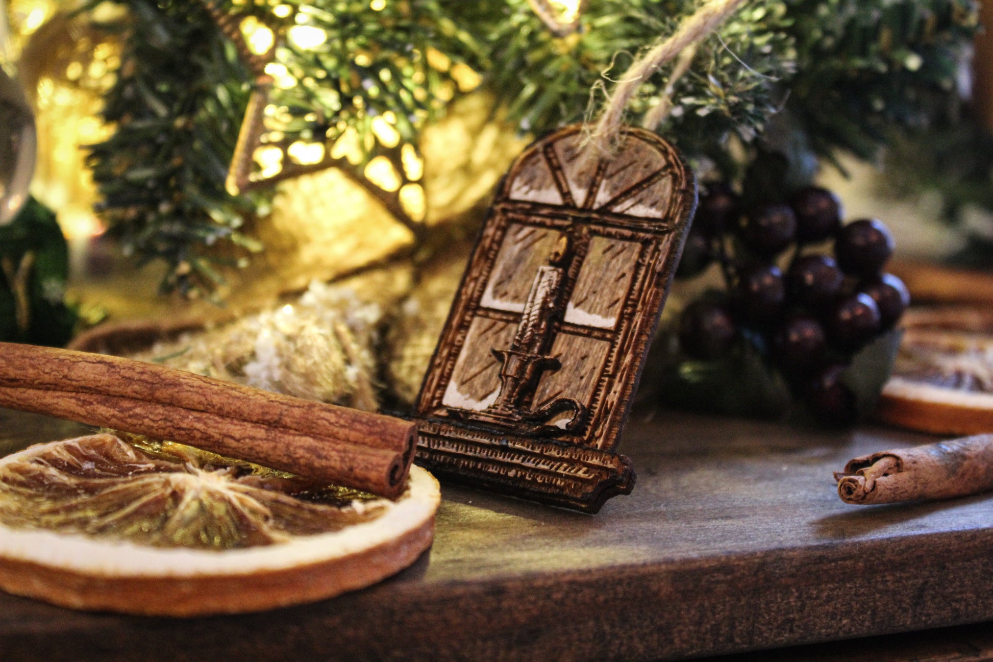 Candle In Window Bauble image 0