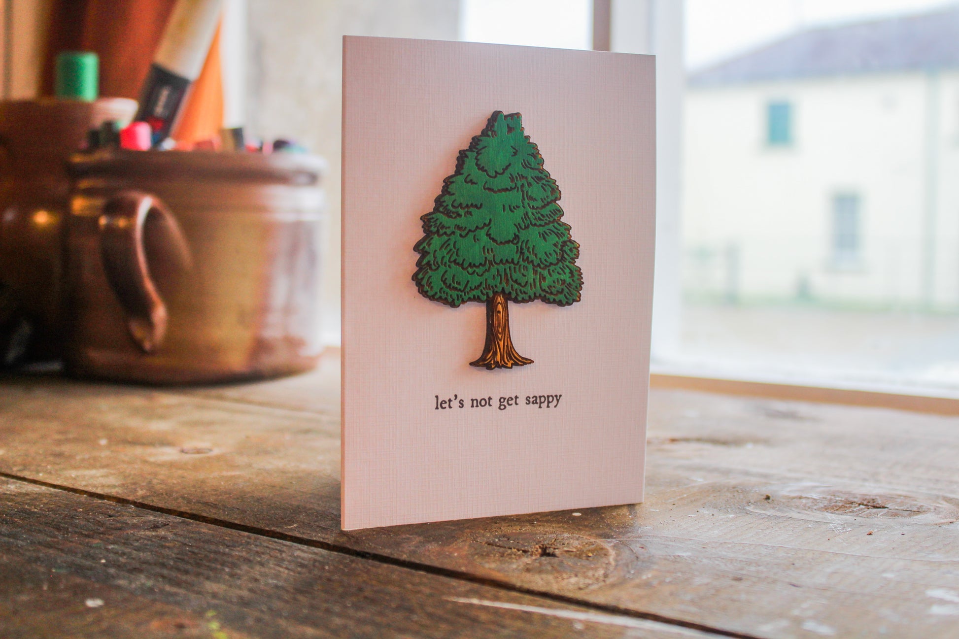 Let's Not Get Sappy Card image 5
