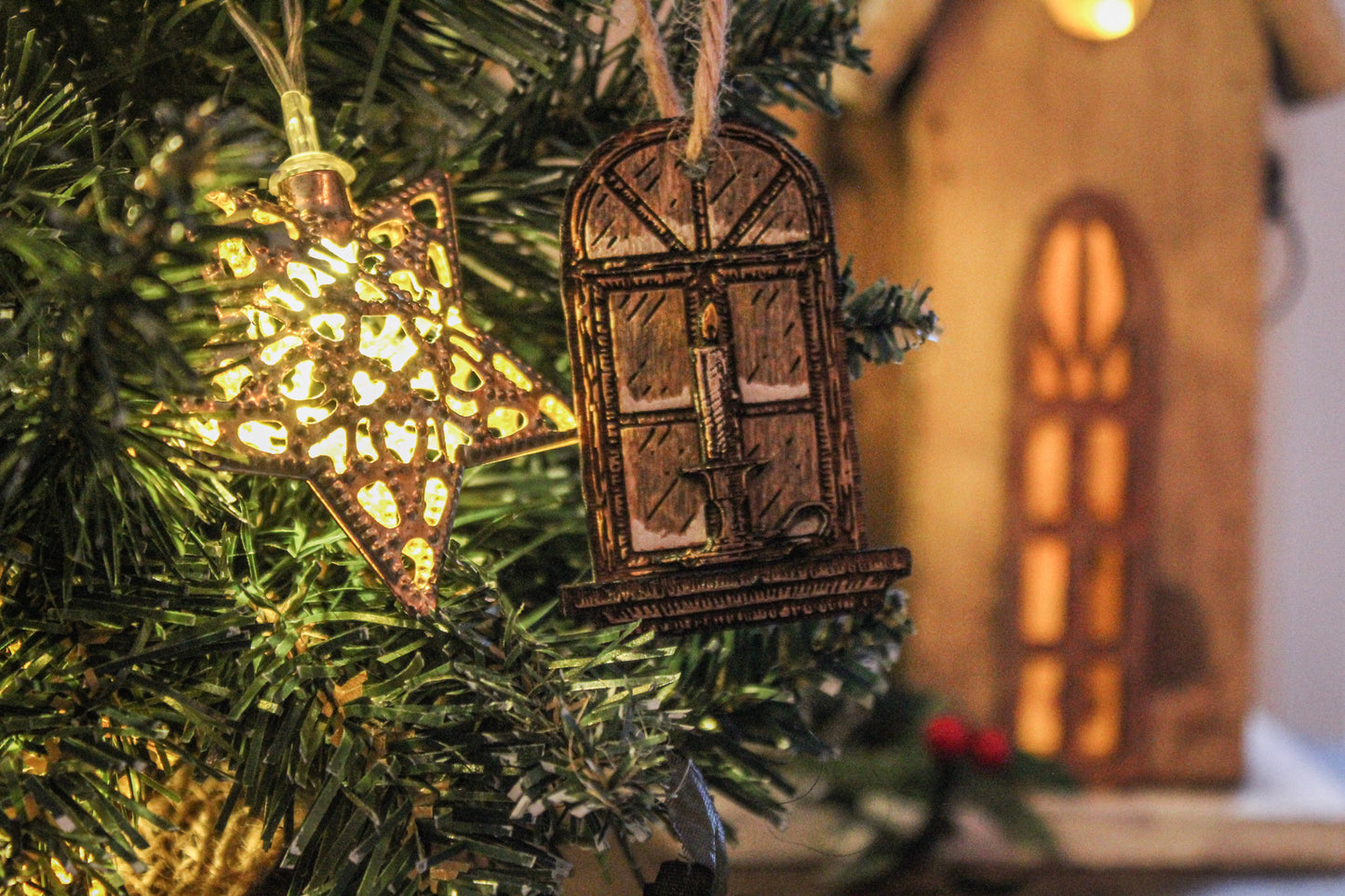 Candle In Window Bauble image 8