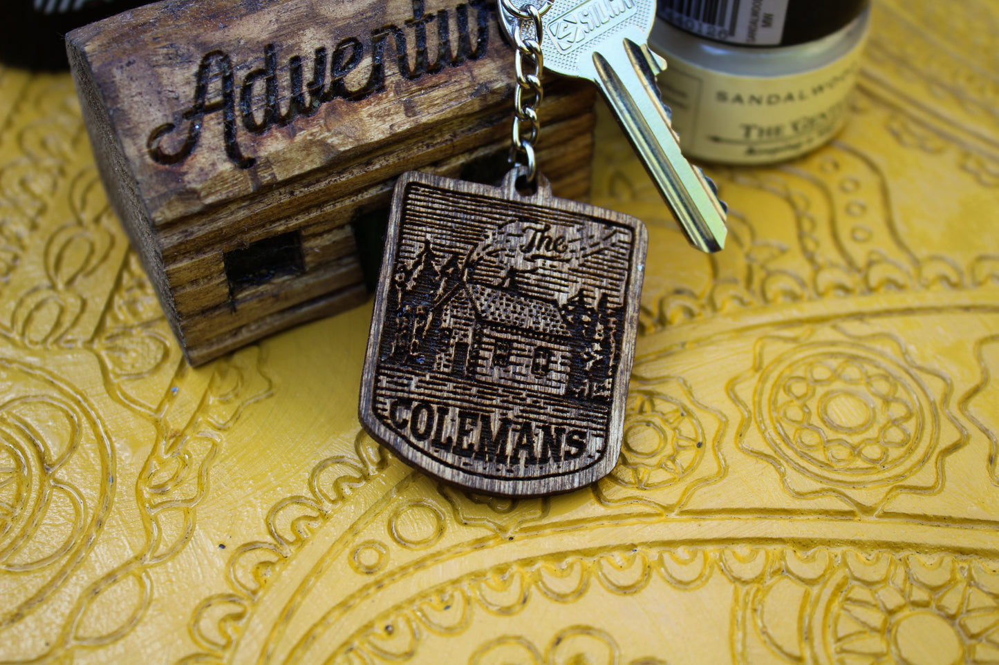 Personalised Family Homestead Keyring image 3