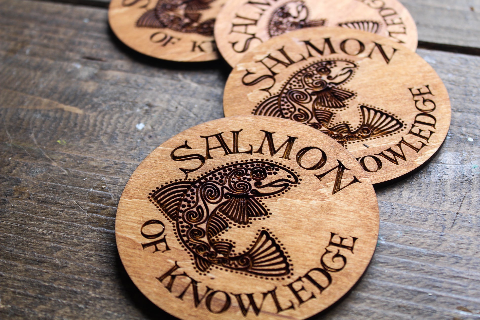 Salmon Of Knowledge Coasters image 0