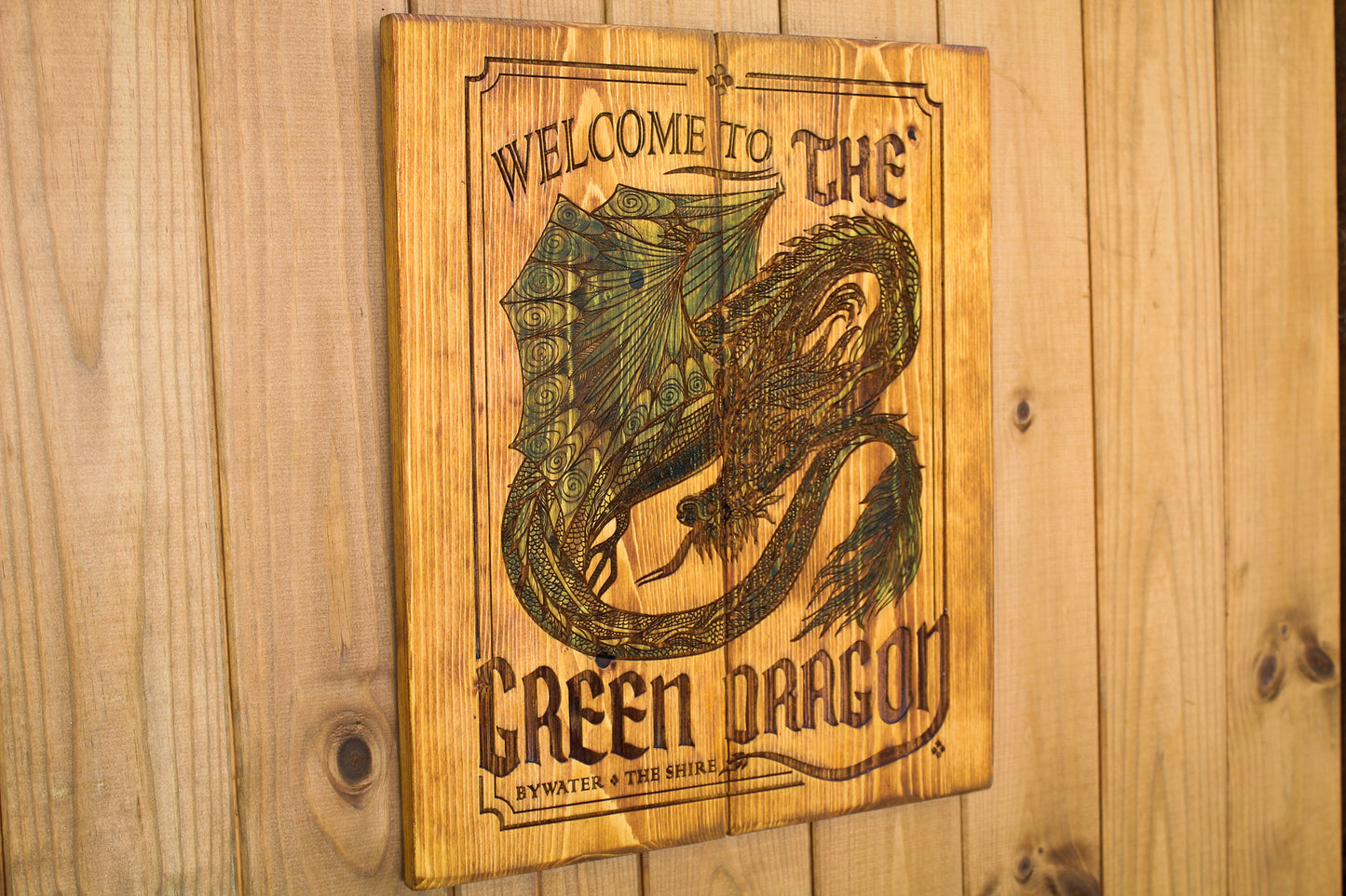 The Green Dragon Panel Art image 3