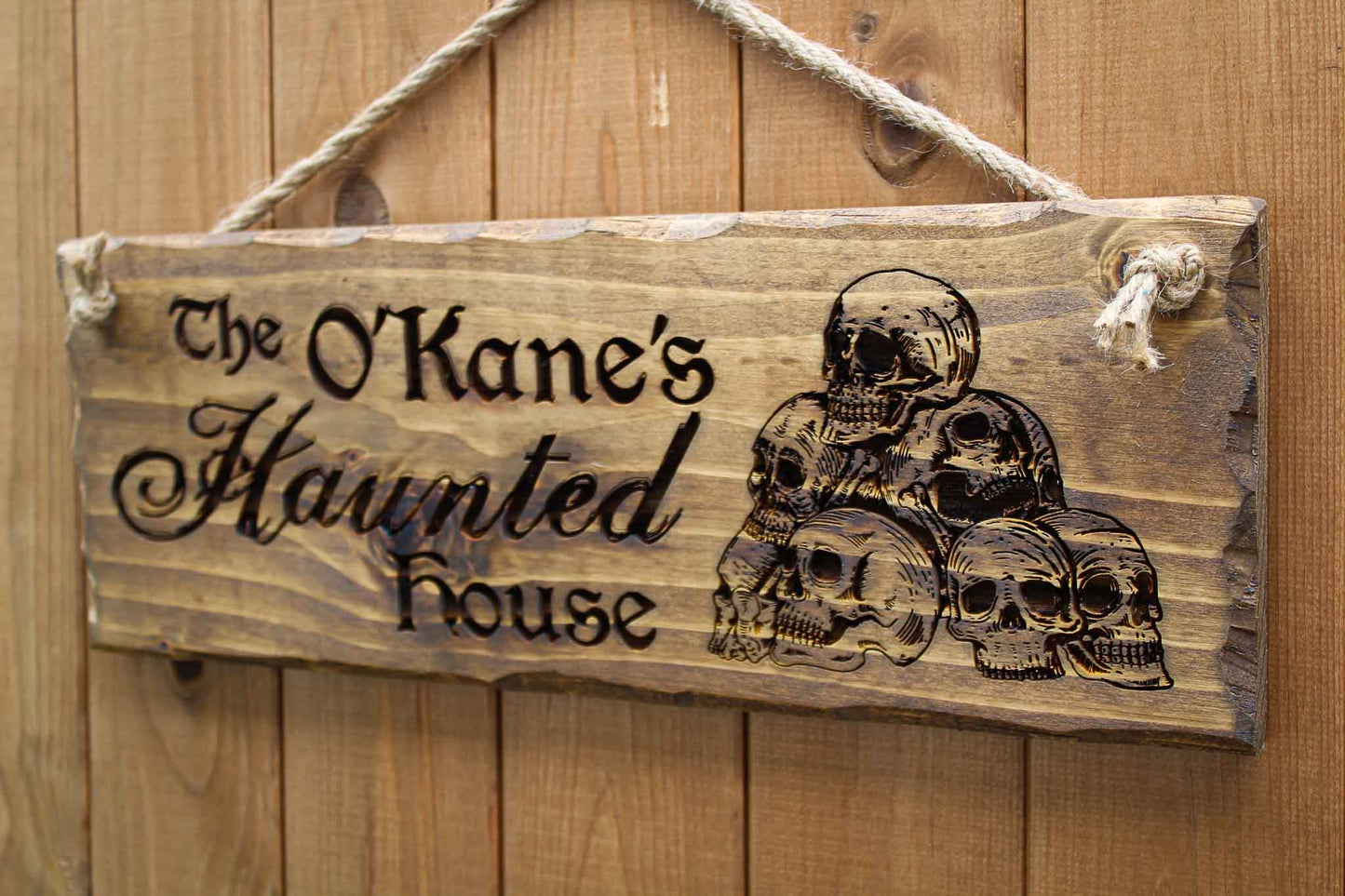 Personalised Haunted House Sign image 1
