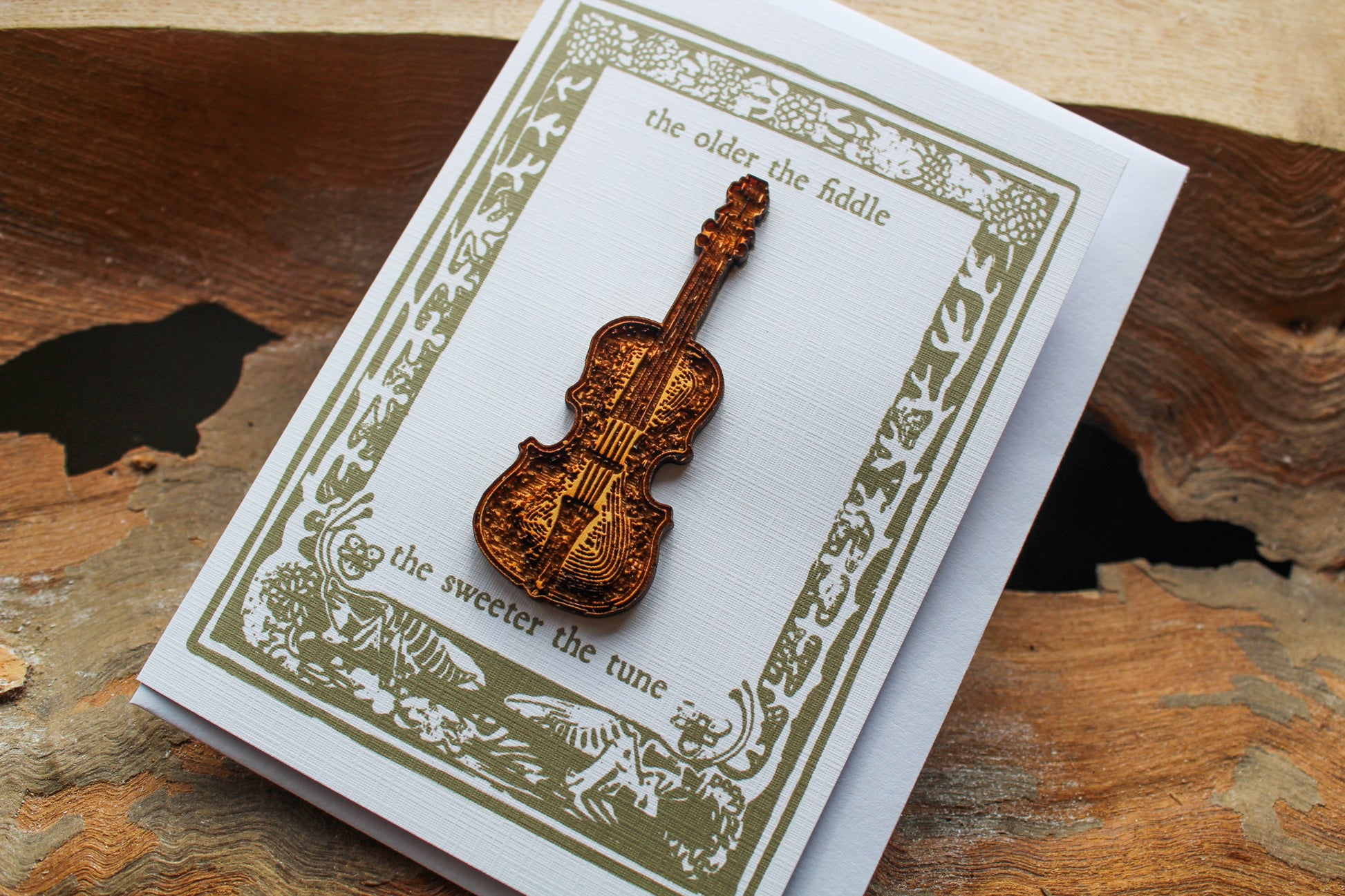 Fiddle Greeting Card image 5