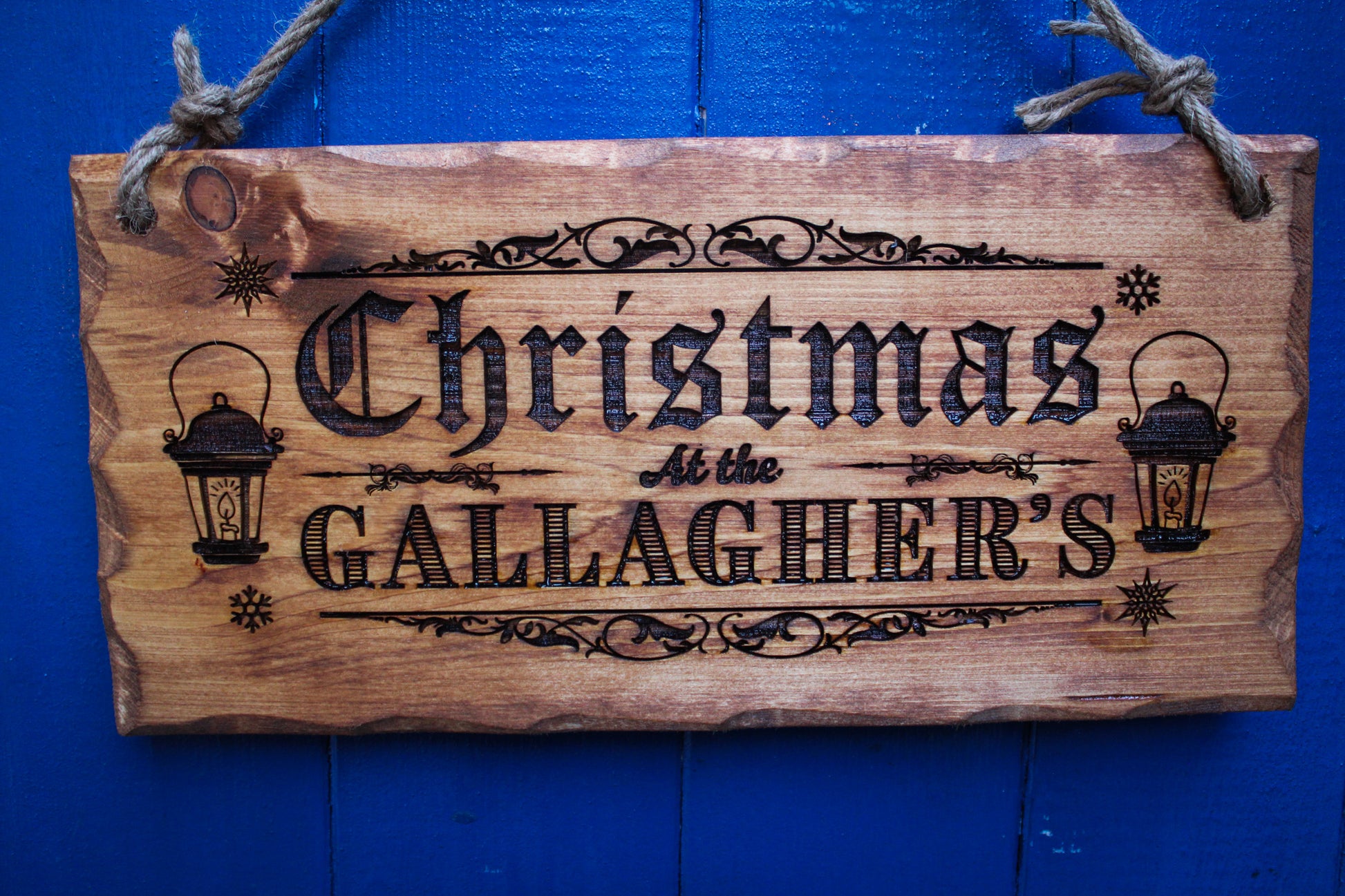 Personalised Family Christmas Sign image 5