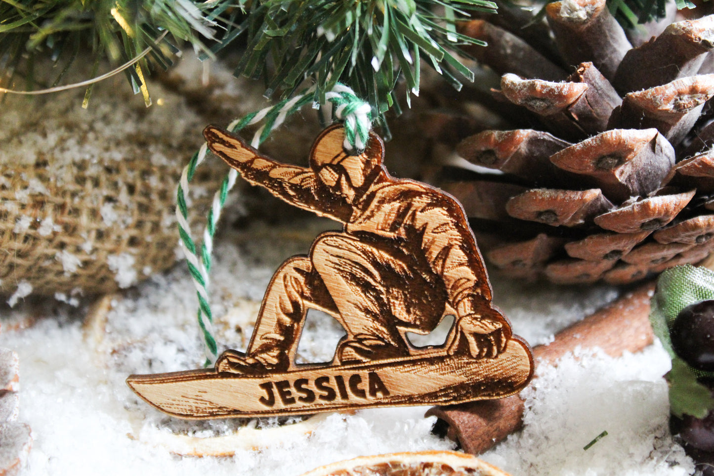 Snowboarder Bauble image 1