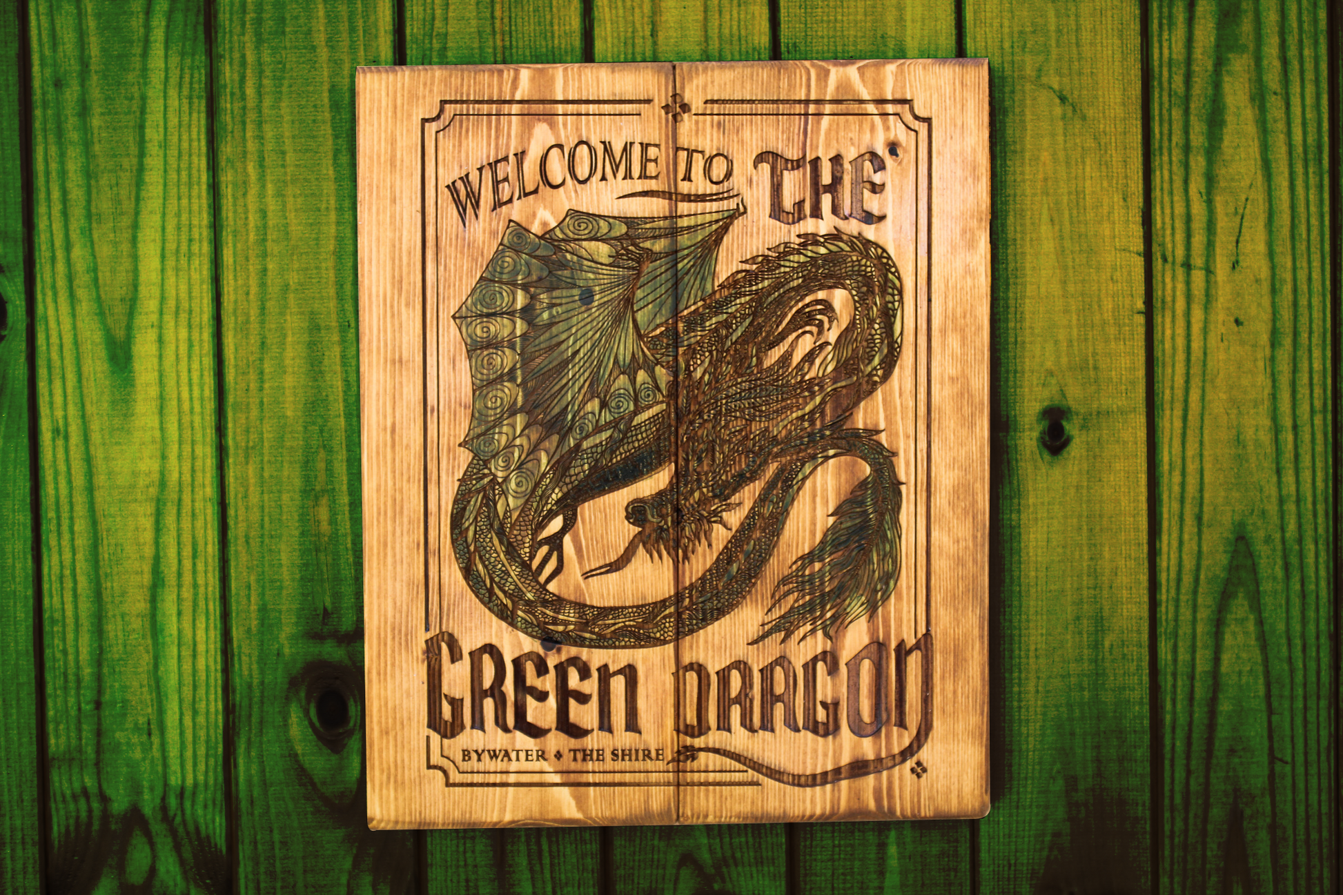 The Green Dragon Panel Art image 0