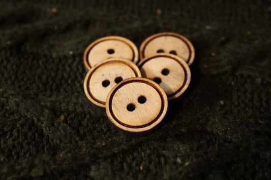 Traditional Wooden Buttons image 0
