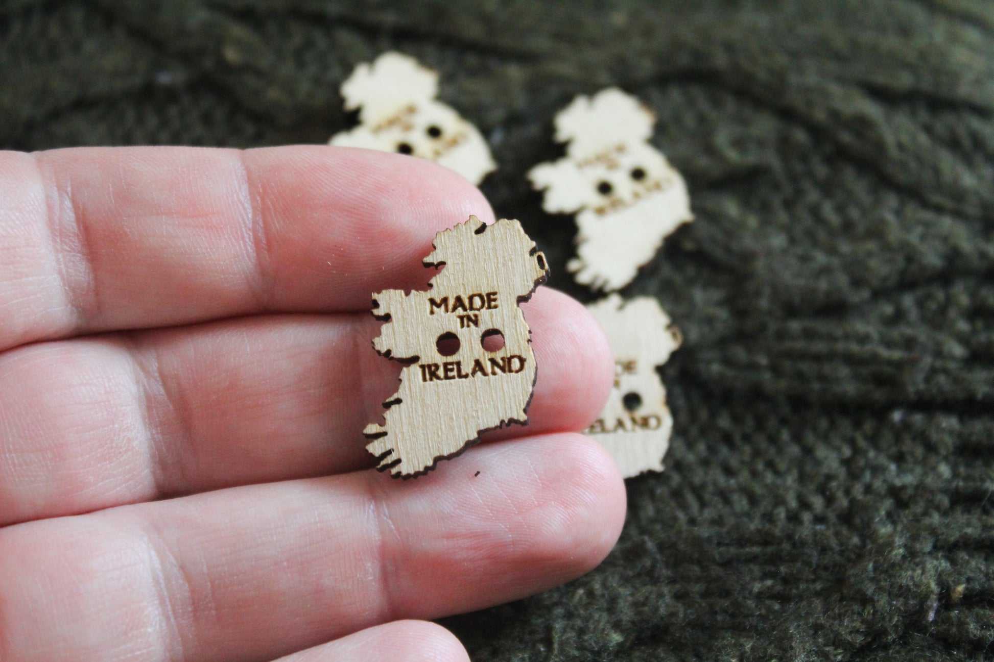Made In Ireland Wooden Buttons image 5