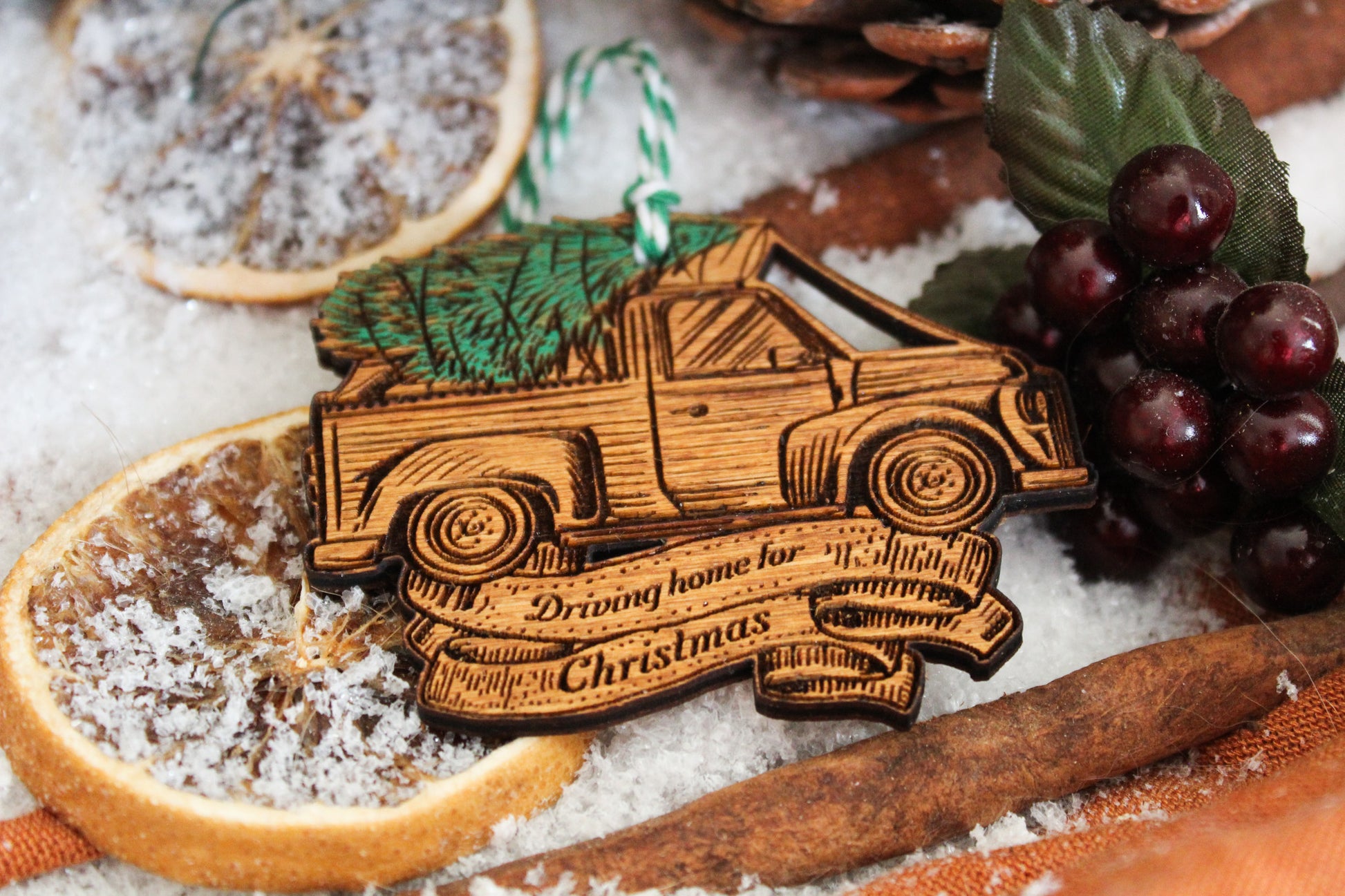 Driving Home For Christmas Bauble image 2