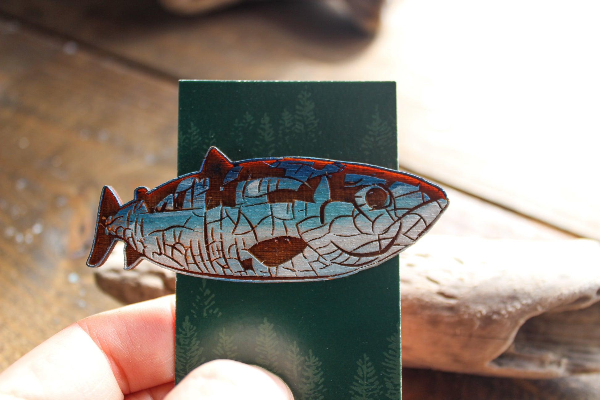 Belfast Big Fish (Salmon of Knowledge) Magnet image 4