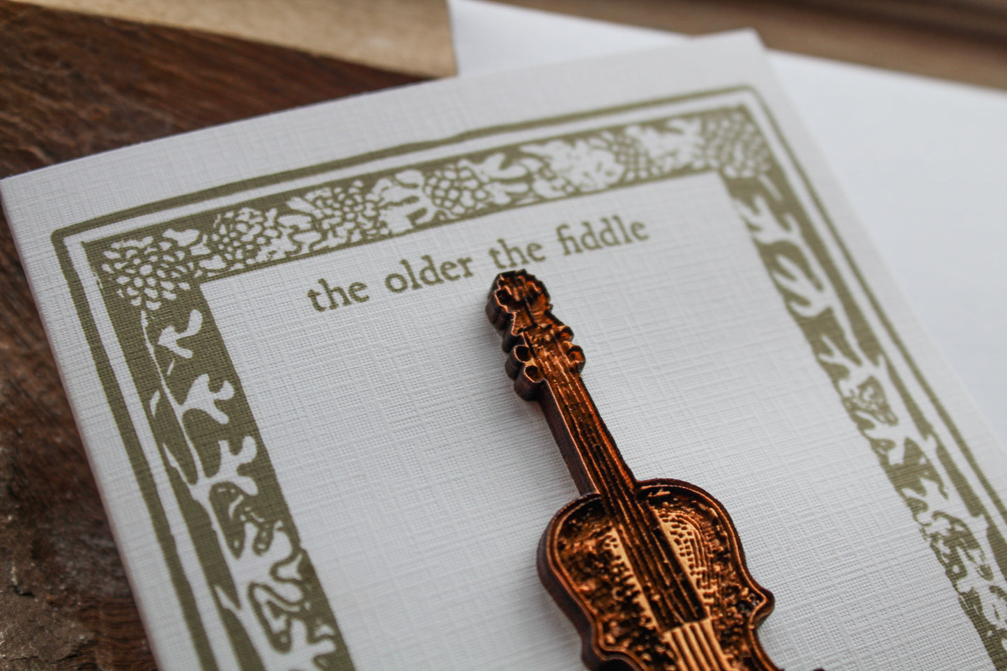 Fiddle Greeting Card image 3