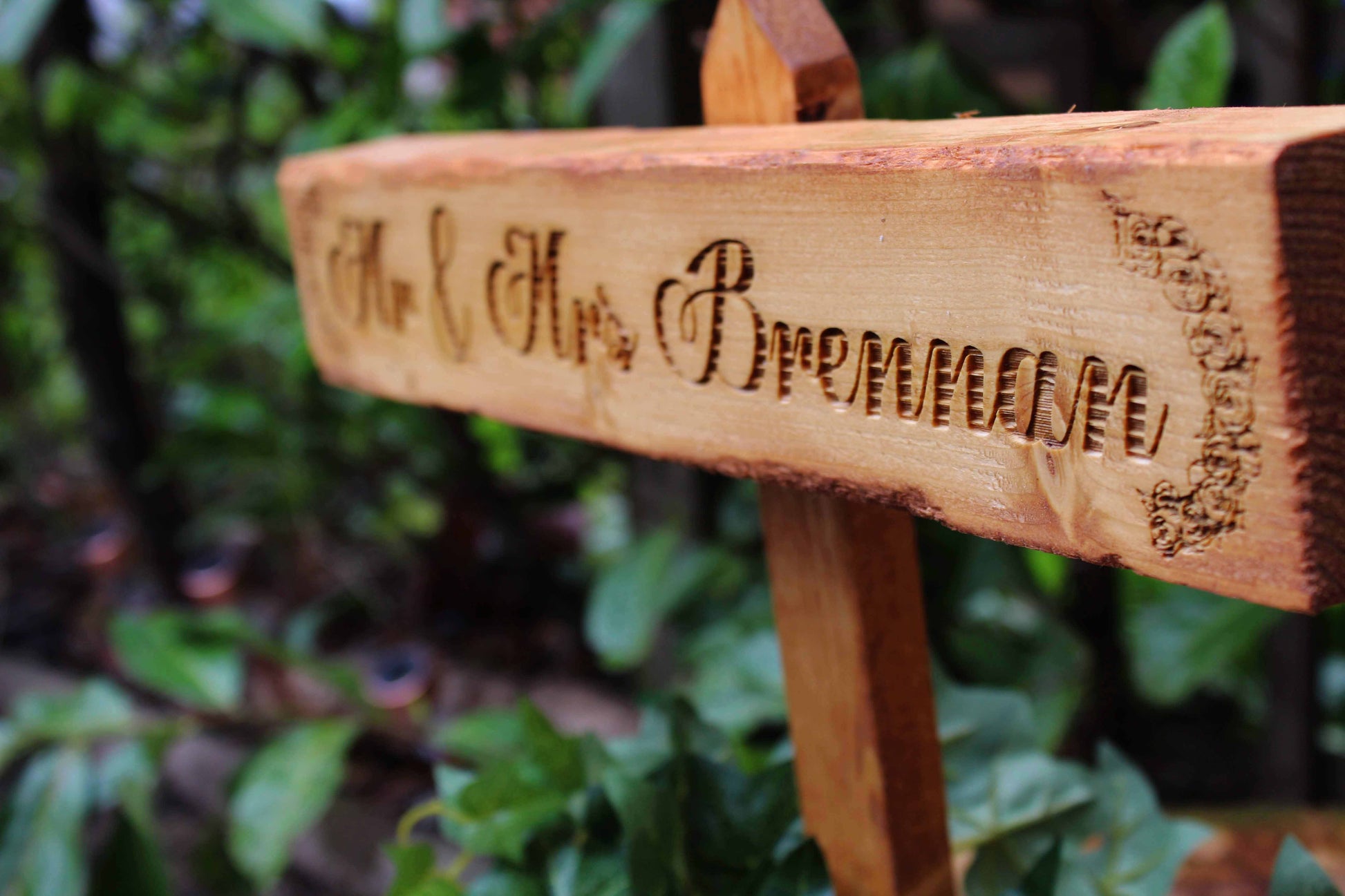 Floral Sweetheart Sign image 1