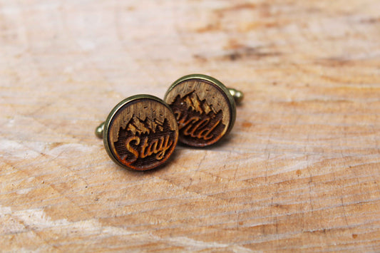 Stay Wild Cufflinks image 0