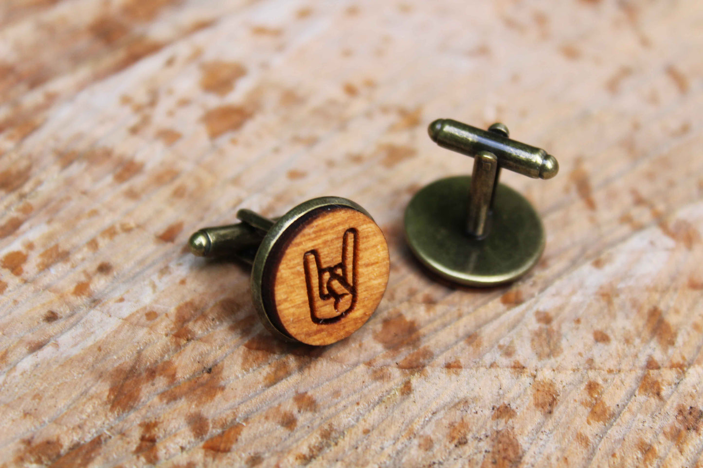Rock Hand Cufflinks image 3