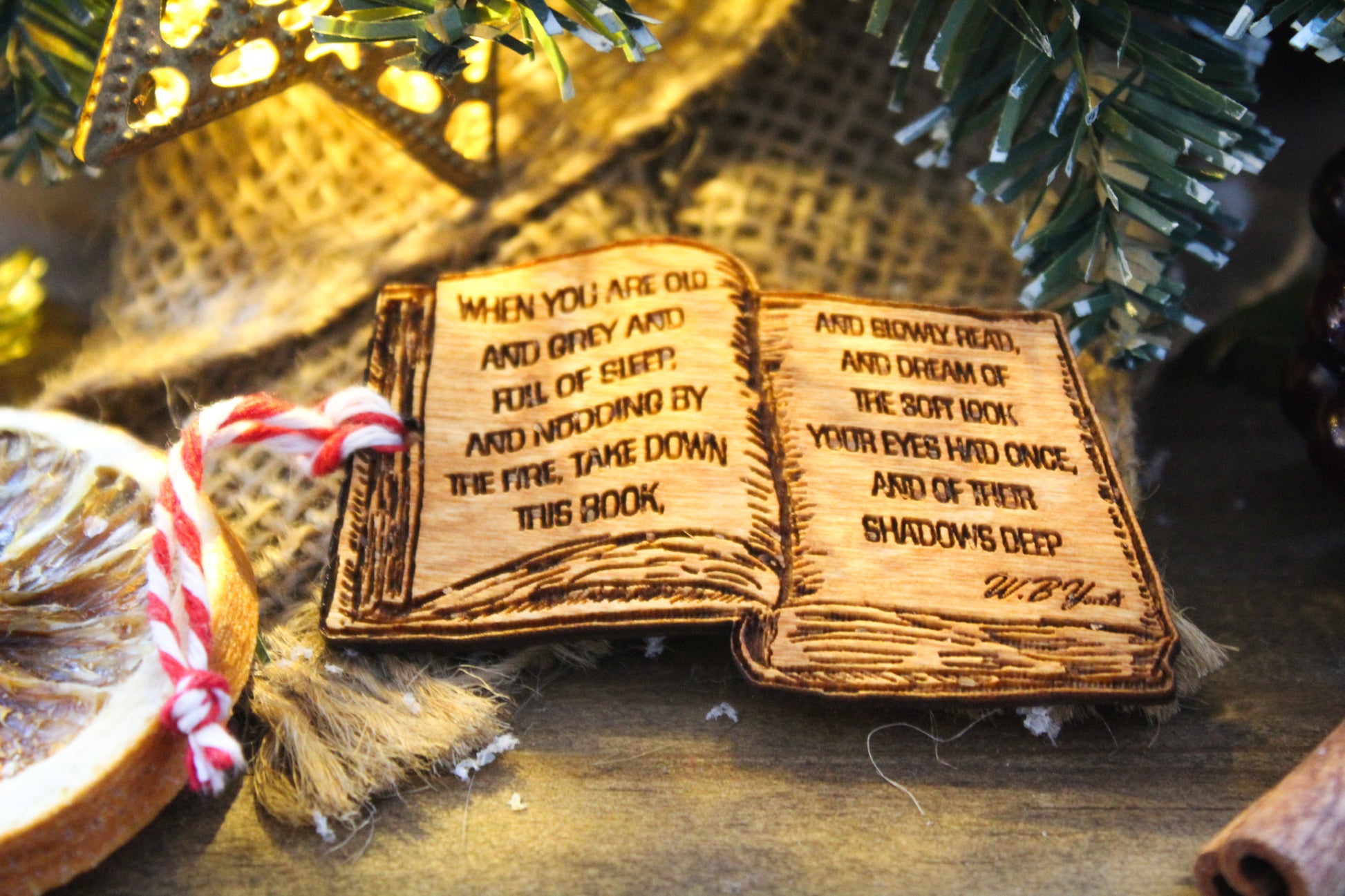 W.B. Yeats Bauble image 7