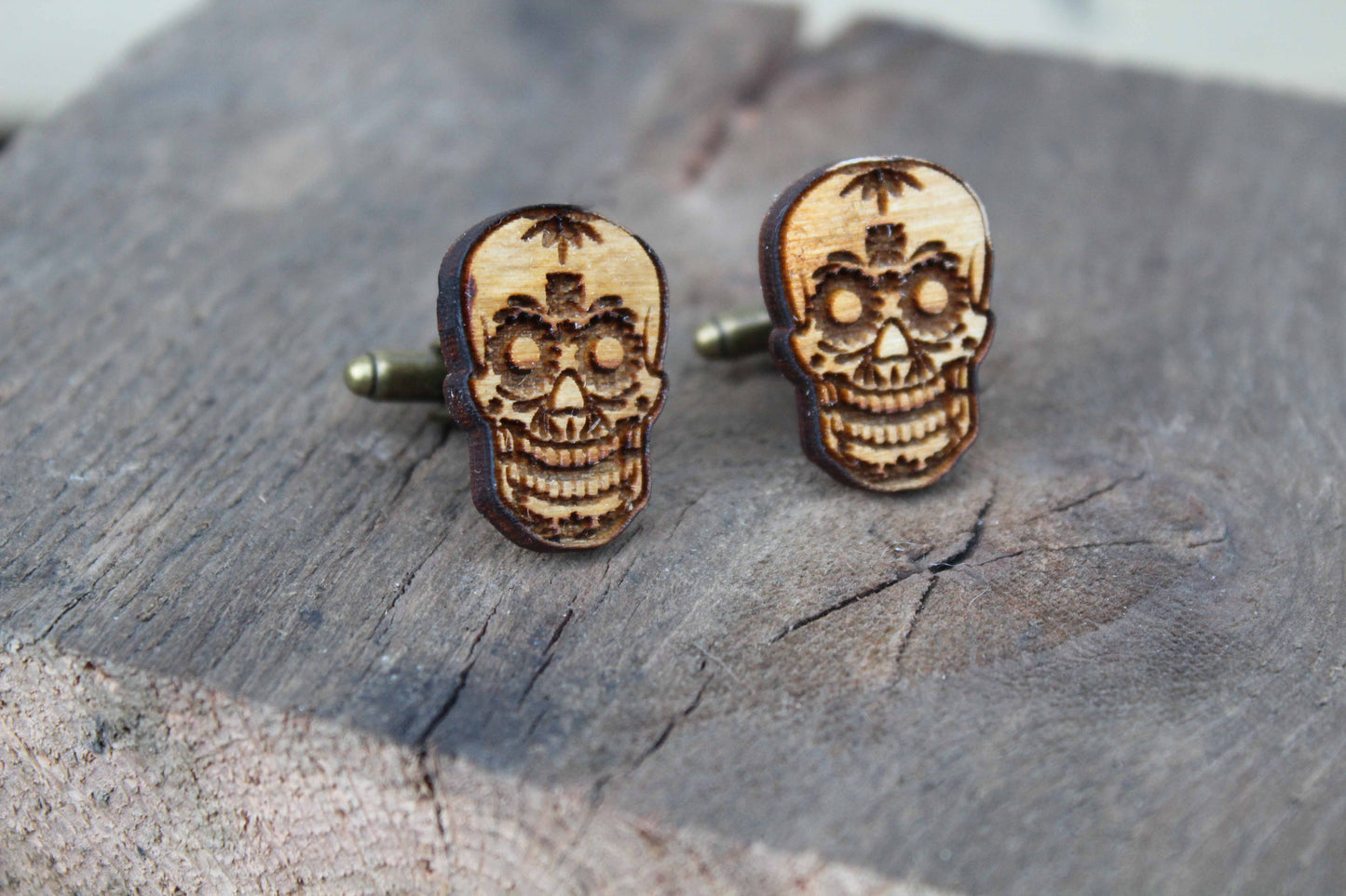 Sugar Skull Cufflinks image 1