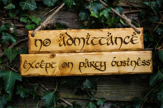 No Admittance Sign image 1