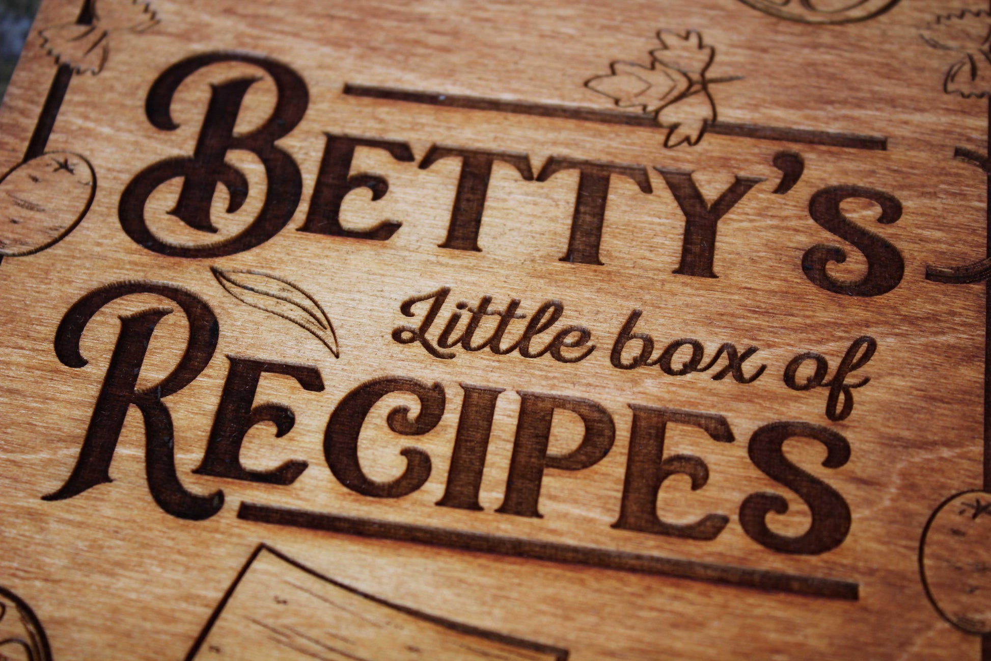 Personalised Recipe Book Box image 1