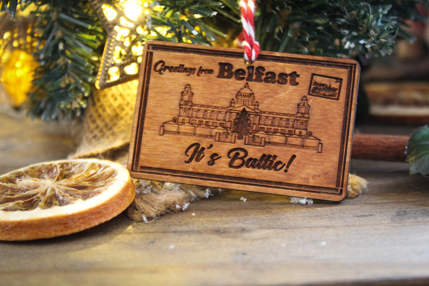 Belfast Postcard Bauble image 3