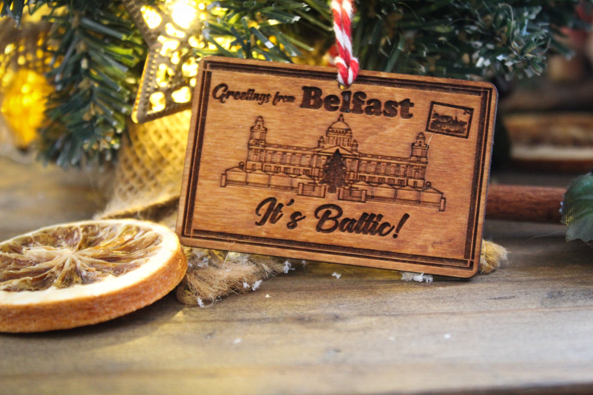 Belfast Postcard Bauble image 3
