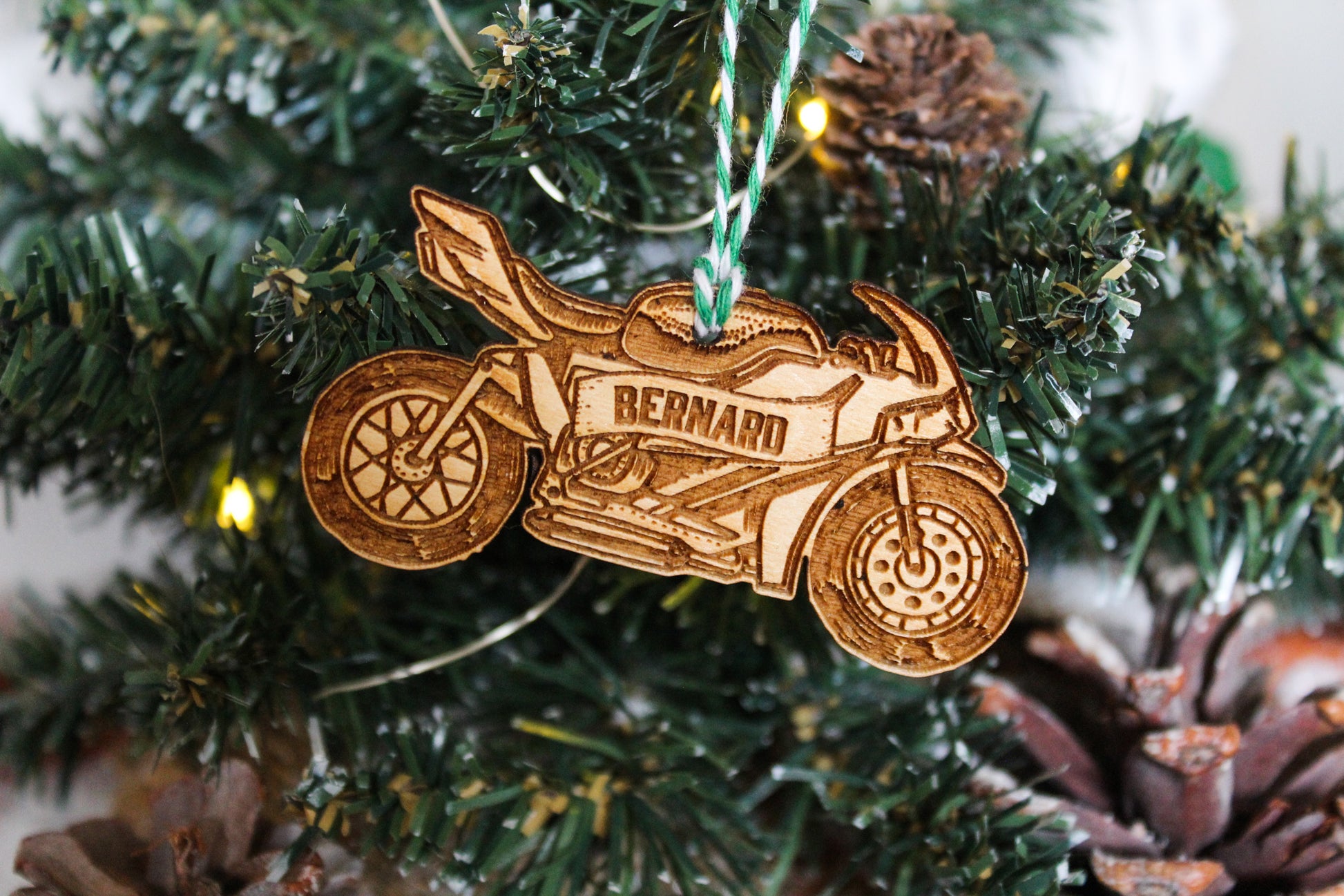 Racing Motorbike Bauble image 1