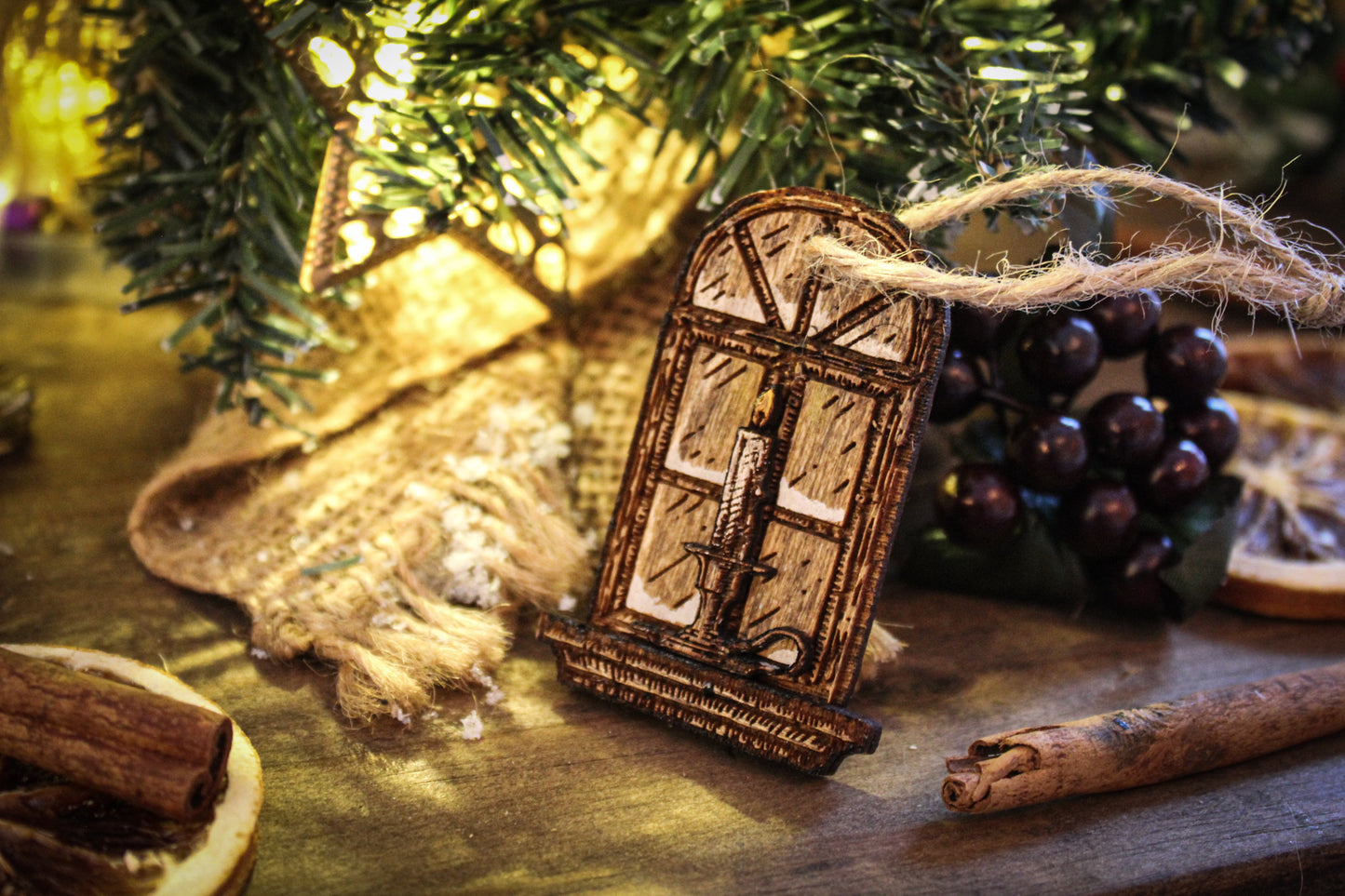 Candle In Window Bauble image 9