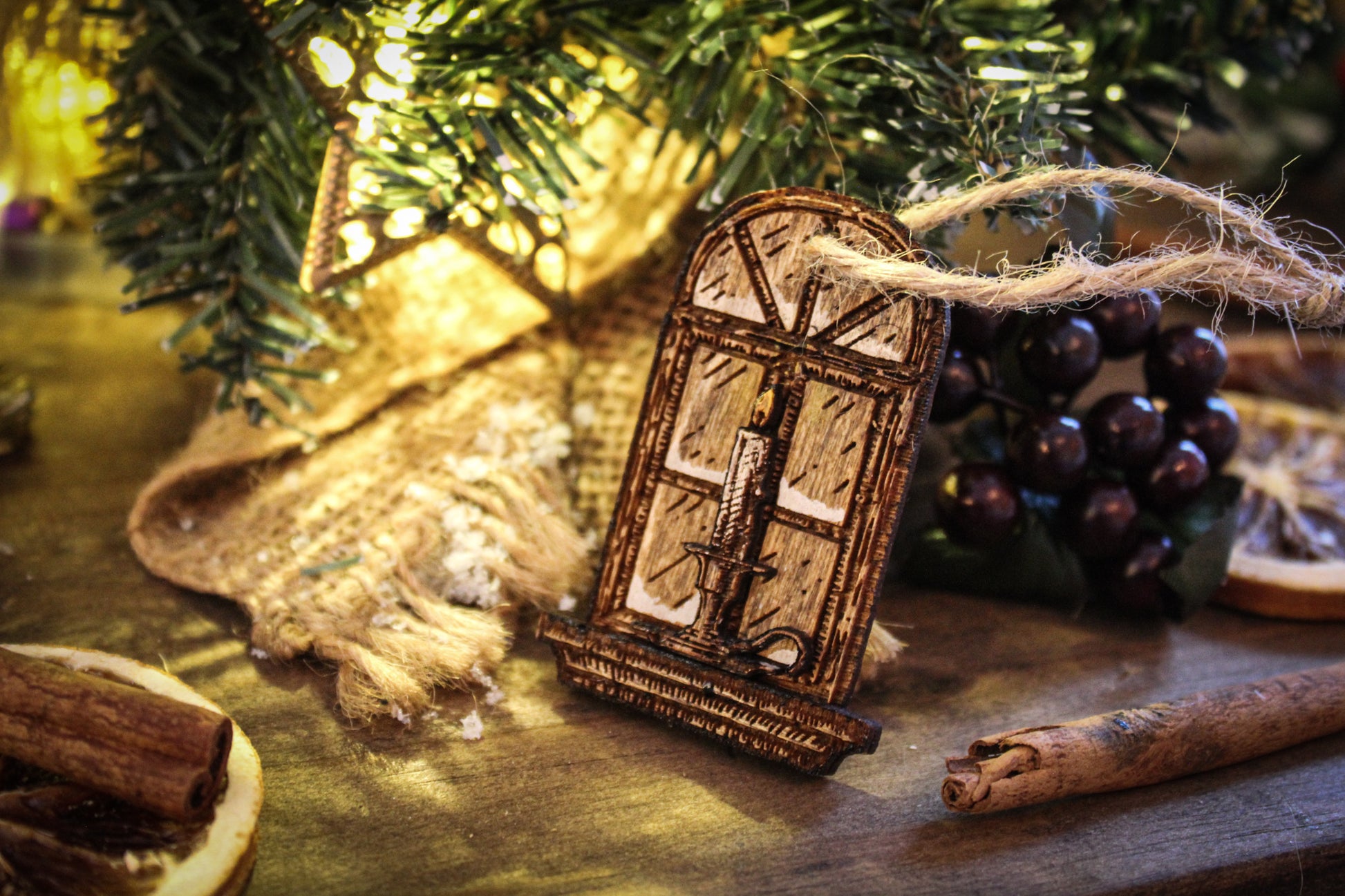 Candle In Window Bauble image 9